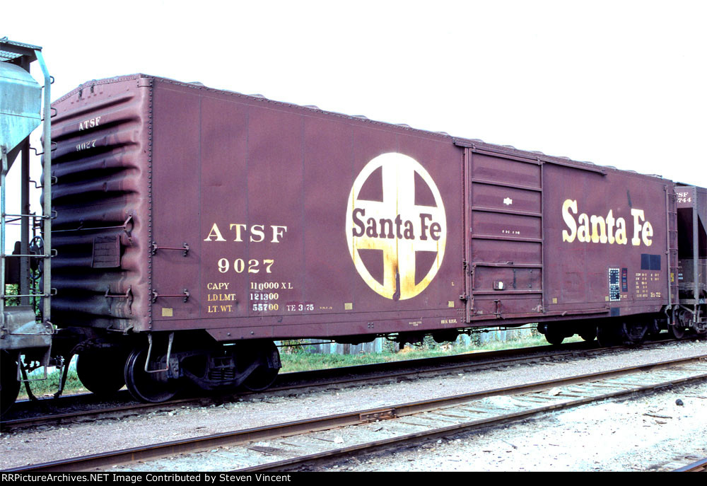 Santa Fe 50' box ATSF #9027